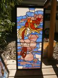 Four Panels Stained Glass Room Screen By July 30 3 small