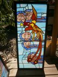 Four Panels Stained Glass Room Screen By July 30 4 small
