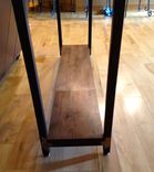 Live Edge Black Walnut And Steel Sofa Table 2 small