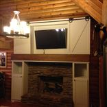 Craftsman Style Built-In Fireplace Surround 1 small