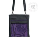 Leather & Suede Ipad Tablet Crossover Messenger Bag 1 small