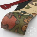 Leather Suede Custom Guitar Strap - Personalized Calligraphic Image 4 small