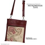 Leather & Suede Ipad Tablet Crossover Messenger Bag 6 small