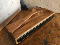 Industrial Design Wooden Spoon Rest - Ambrosia Maple 2 small