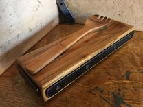 Industrial Design Wooden Spoon Rest - Ambrosia Maple 4 small