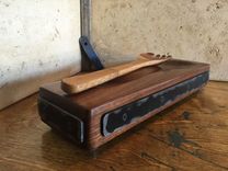 Industrial Design Wooden Spoon Rest - Black Walnut 1 small