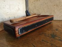 Industrial Design Wooden Spoon Rest - Mahogany 2 small