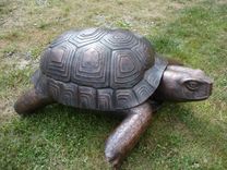 Copper Tortoise Sculpture 4 small