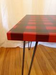 Modern Coffee Table - Plaid Edition 3 small
