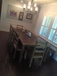Reclaimed Farm Table, Chairs, And Bench- 8ft To 20ft! 1 small