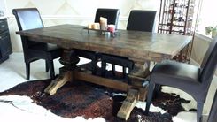 Dark Walnut Pedestal Table 1 small