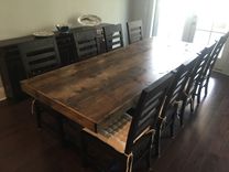 Dark Walnut Dining Table! 1 small