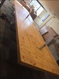 24'X6' Rustic Conference Table With Data Ports! 1 small