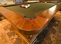 Craftsman Style Claro Walnut Pool Table 2 small
