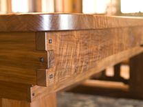 Craftsman Style Claro Walnut Pool Table 4 small