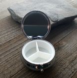 Handmade Elephant Cameo Silver Pill Box 2 small
