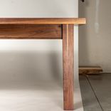 Solid Walnut Farmhouse Table 3 small