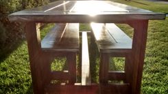 Classic Farm Table And Benches 2 small
