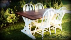 Criss-Cross Base Farm Table 1 small