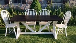 Criss-Cross Base Farm Table 2 small