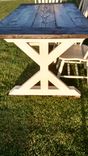 Criss-Cross Base Farm Table 3 small