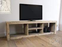 Custom Made Pinewood Tv Stand "Zion" 1 small