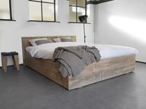 Custom Made Pinewood Bed "Iowa" 1 small