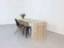 Custom Made Pinewood Dining Table & Desk "Detroit" 2 small