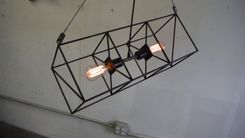 Box Kite Suspension Light. 3 small