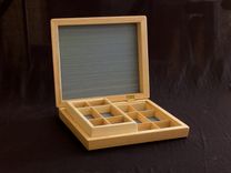 Jewelry Box In Ash, Dyed Koto, And Ebony 2 small