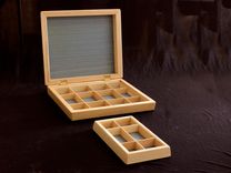 Jewelry Box In Ash, Dyed Koto, And Ebony 3 small