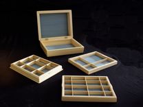Jewelry Box In Ash, Dyed Koto, Ebony 4 small