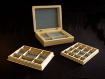 Jewelry Box In Ash, Dyed Koto, Ebony 5 small