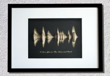 3d Sound Wave Anniversary Personalized Quote, Song Lyrics 2 small