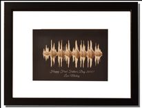 Personalized 3d Sound Wave Shadow Box. Unique Gift Idea For Any Occasion 2 small