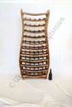 Large Wine Rack - Curvaceous - Made From Retired California Wine Barrels 1 small