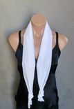White Chiffon Scarf 4 small