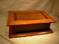 Raised Panel Jewelry Box With Tray 1 small