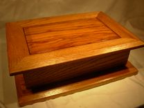 Raised Panel Jewelry Box With Tray 3 small