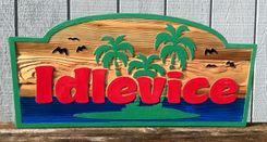 Sandblasted Cedar Sign 5 small
