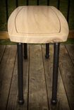 White Oak Slab End Table 1 small