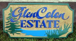Sandblasted Cedar Sign 3 small