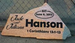 Sandblasted Stone, Small To Medium 4 small