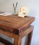 Custom Reclaimed Fishtail Oak Adjustable Drafting Table 2 small