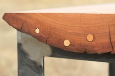 Redwood Slab Tables  (Set Of 2) 3 small