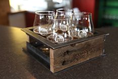 Glass Beverage Rack 4 small