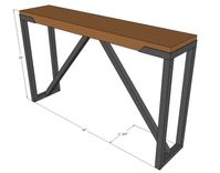 Plank Top Table 6 small
