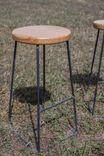 Log Top Bar Stools 1 small