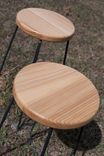Log Top Bar Stools 3 small