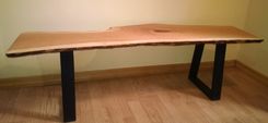 Live Edge Cherry Slab Bench / Coffee Table 3 small